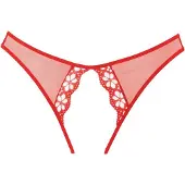 Shots Adore Mirabelle slip met open kruis - Rood