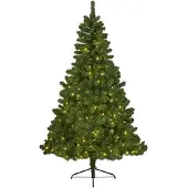 Everlands Kunstkerstboom met verlichting 180 cm Imperial Pine groen - Kunstkerstboom