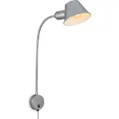 Briloner Bedlamp wandlamp draaibare leeslamp excl. 1xE27 10W chroom slaapkamer