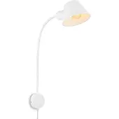 Briloner Bedlamp wandlamp draaibare leeslamp excl. 1xE27 10W wit slaapkamer