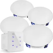 Inventum Inbouw versterker met 4 plafondspeakers - Powerline A100WSet