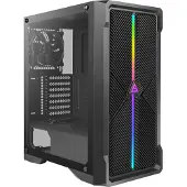 Antec NX420, Midi-tower, computerbehuizing, zwart, ATX, ITX, micro ATX, kunststof, SPCC, 17,5 cm