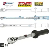 Hazet Momentsleutel 6122-1CT - Draaimomentbereik min-max: 40 – 200 Nm - Nauwkeurigheid: 2% - 1/2 inch (12,5 mm) vierkant massief - Lengte: 547 mm