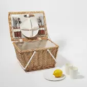 Sunnylife - PicnicSmall Picnic Basket Natural