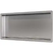 Brauer Brushed Edition douche inbouwnis 30x60cm RVS geborsteld
