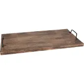By Lille Vilde Serveerplank Mangohout Met Grepen 56,5x30cm