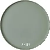 Design Letters favoriet bord Ø22 cm Smile-green