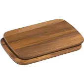Zassenhaus snijplank 28 x 20 cm hout 2 stuks