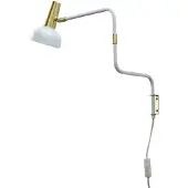 Co Bankeryd Ray Wandlamp Warm white & brass(White textile)