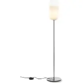 Artemide Vloerlampe , Gople, dimbare, Wit, Woonkamer, Glas, Designer