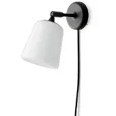 New Works Materiaal wandlamp White opal glass
