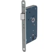 Assa Abloy 2465 Loopslot | DM50mm | krukgat 8mm | voorplaat staal gelakt 20x235mm afgerond | DR 1+3/2+4 - 7962040