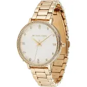 Michael Kors Analoog horloge 'PYPER' goud / transparant / eierschaal