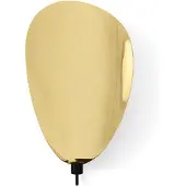 Menu Flambeau wandkandelaar 40 cm Black-polished brass