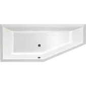 Xenz Society Compact badkuip links 170x75x44cm wit
