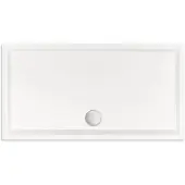 Xenz Mariana Plus rechthoekige douchebak acryl 100x80cm wit glans