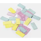 Sunnylife Games Lucite Domino's Aurora - Multicolor / Acrylaat Kunststof