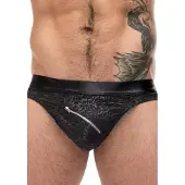 Male Power - Zip Thong - Zwart