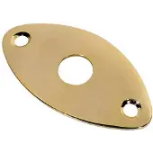 Boston JP-3-G Jack Plate - Voetbalvorm, Gouden Slanted Metaal
