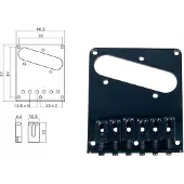 Boston T-66-B Brug-Staartstuk - Zwart