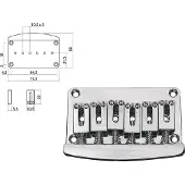 Boston B-1580-C Stallion Brug-staartstuk - Chroom, 10,5mm