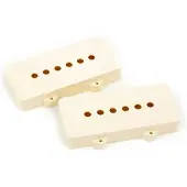 Fender 54442049 pickup covers Jazzmaster, parchment, plastic, set van 2
