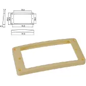 Boston HPR-08-TCR Slanted Ivoorkleur Pickup Ring voor Humbucker