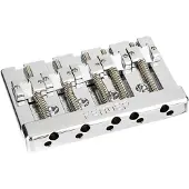 Fender HiMass Brugassemblage voor 5-snarige Bas - Chroom met Messing Zadels