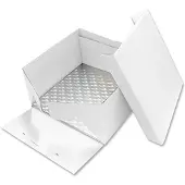Pme Cake Box & Square Cake Board (3mm) 20x20x15 cm