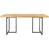 Dutchbone Class Eettafel Visgraat - 220 x 90 cm - Bruin 21204