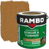 Rambo Buitenbeits Pantserbeits Schuur & Tuinhuis - Lichteiken - Zijdeglans - 2,5l
