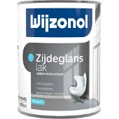 Wijzonol Zijdeglanslak Waterverdunbaar | Lakverf Binnen 1 LTR - Kleur|1|2