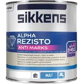 Sikkens Alpha Rezisto Anti-Marks Mat | Matte Reinigbare Muurverf 1 LTR - Donkere kleur|1
