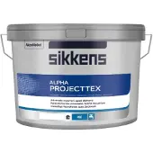 Sikkens Alpha Projecttex | Matte Muurverf 2,5 LTR - Donkere kleur|1