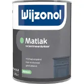 Wijzonol Matlak Terpentineverdunbaar | Lakverf Binnen 1 LTR - Kleur|1|2