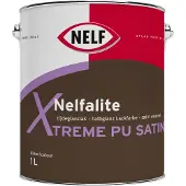 Nelf Nelfalite Xtreme PU Satin | Zijdeglans Buitenlak 1 LTR - Wit