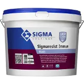 Sigma Sigmaresist Immun Matt | Matte Bacteriebestendige Muurverf 10 LTR - Lichte kleur|2