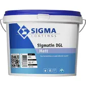 Sigma Sigmatin DGL Matt | Matte Muurverf 5 LTR - Wit