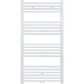 Belrad Handdoekradiator Middenonderaansluiting 500x1200mm 638 Watt Wit