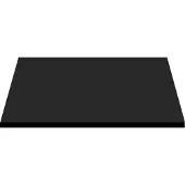 Aloni Wastafelblad MDF – 76 cm – Mat Zwart