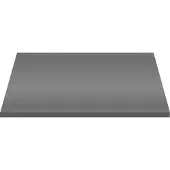 Aloni Wastafeltablet Hout 80x46x3cm Glanzend Grijs