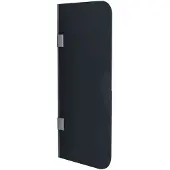 Aloni glazen scheidingswand, urinoir, scheidingswand, rookglas, 900x400 mm, 8 mm dik