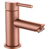 Aloni wastafelmengkraan, monomand kraan, koud-/warmwater, koper, geborsteld