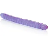 Calexotics - Veined SuperSlim Dong 17.5 in. - Dongs Double Paars
