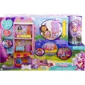 Enchantimals City Tails Palmer Pomeranian Apartment Doll Veelkleurig Kinderen