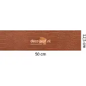 Walluxe Leathr Chicque Cognac Croco Zelfklevend 1 m² - 12,5 x 50 cm