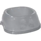 Stefanplast voerbak / drinkbak 2 liter kunststof Stone grey