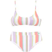 LASCANA Bikini lichtgroen / pastellila / lichtlila / koraal