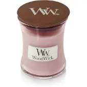 Woodwick Geurkaars Mini Candle - Rosewood - 20 branduren - 85gr - 8 cm / ø 7 cm