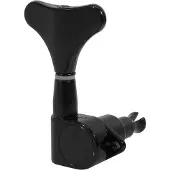 Boston 92-BL machine heads for bass guitar, die cast, 4x left, black